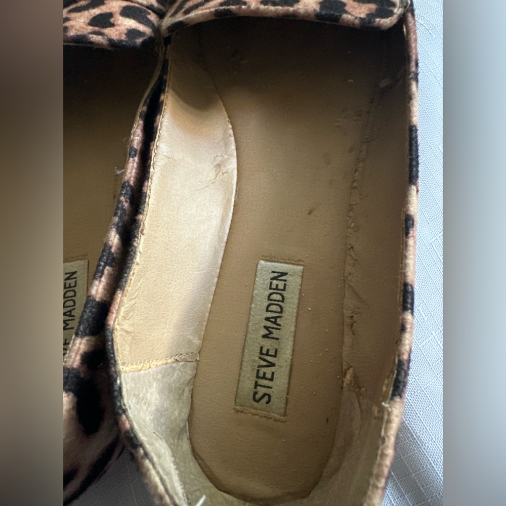 Steve Madden Leopard Print Flats - Picture 6 of 12